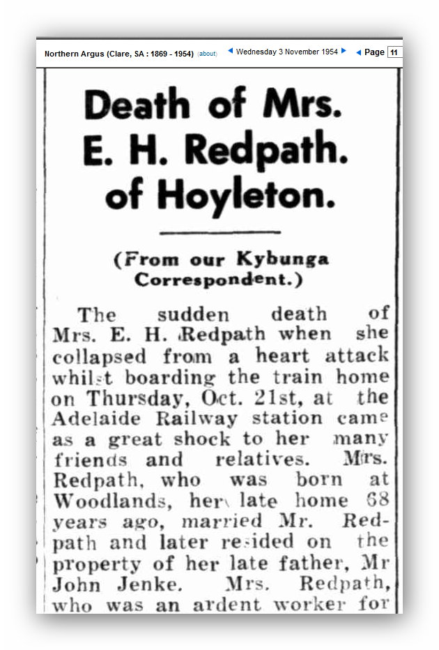 Obituary - Mary Kent Redpath (n. Tucker) Obituary - Mary Kent Redpath (n. Tucker)