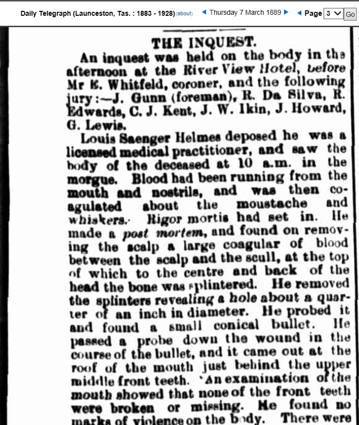 Inquest into the Death of Edwin Alfred Liddle Inquest into the Death of Edwin Alfred Liddle