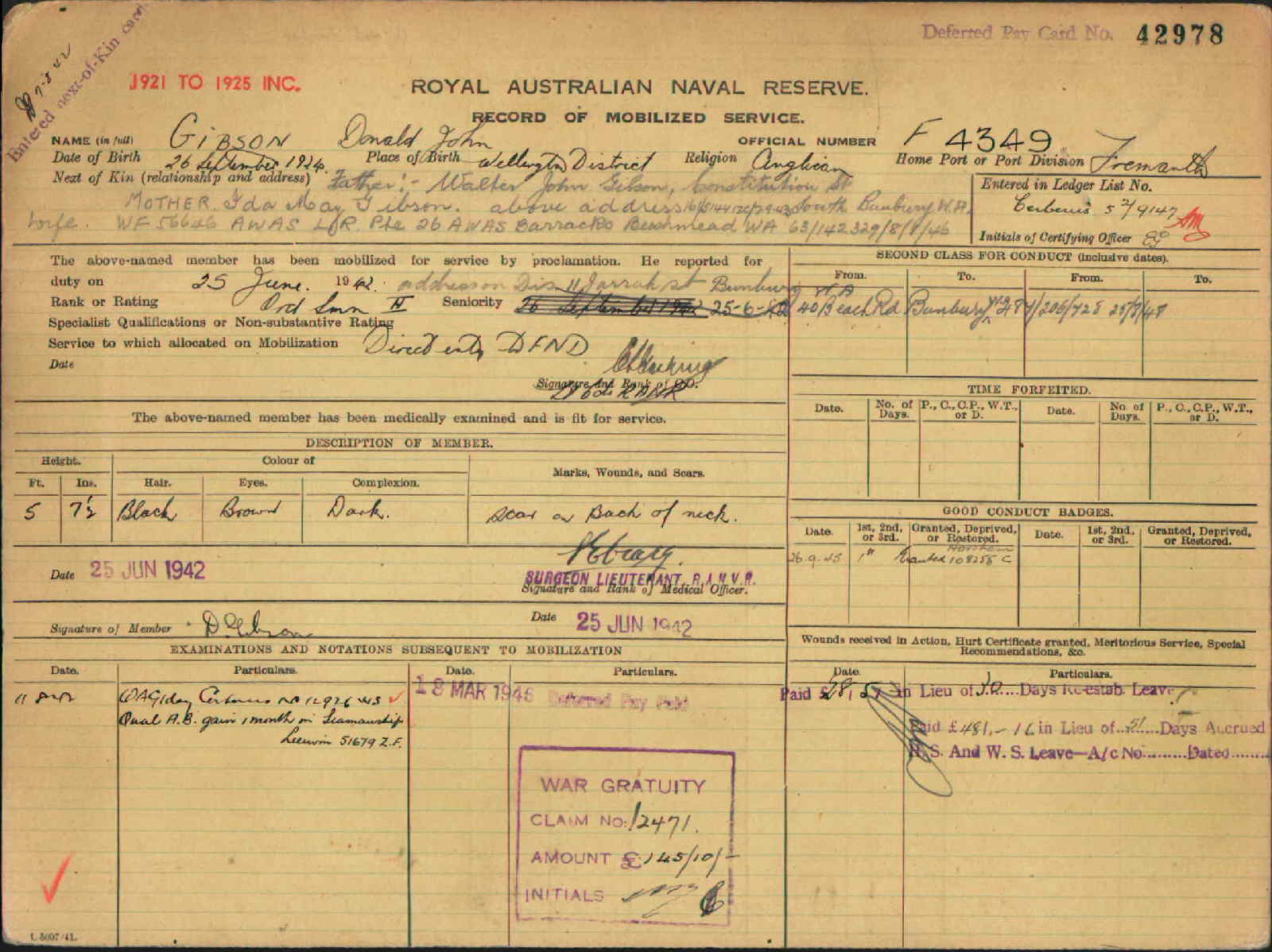 World War 2 Military Service Thomas George Gatenby World War 2 Military Service Thomas George Gatenby