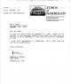 Letter from Town Clerk, Shire of Narrogin, Narrogin, Western Australia, Australia - Ivy Bell