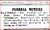 Funeral Notice of Sarah Ann Plummer (Annie) Funeral Notice of Sarah Ann Plummer (Annie)