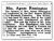Funeral Notice - Agnes Remington - (n. Griffiths, n. Peart) Funeral Notice - Agnes Remington - (n. Griffiths, n. Peart)