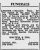 Funeral Notice of Thomas Henry Casimir Funeral Notice of Thomas Henry Casimir