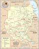 Map of Sudan Map of Sudan